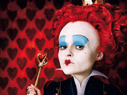 Helena Bonham Carter, Regina di Cuori in Alice in Wonderland di Tim Burton